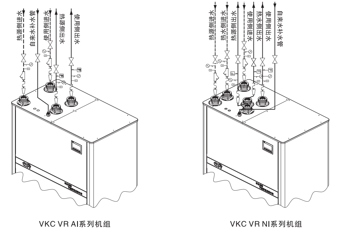 VKC地源熱泵機(jī)組接線圖