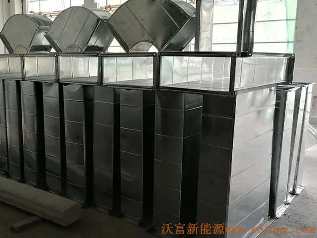 通風管道——沃富承建青島市小水清溝村改造配套學?？諝庠礋岜庙椖? title=